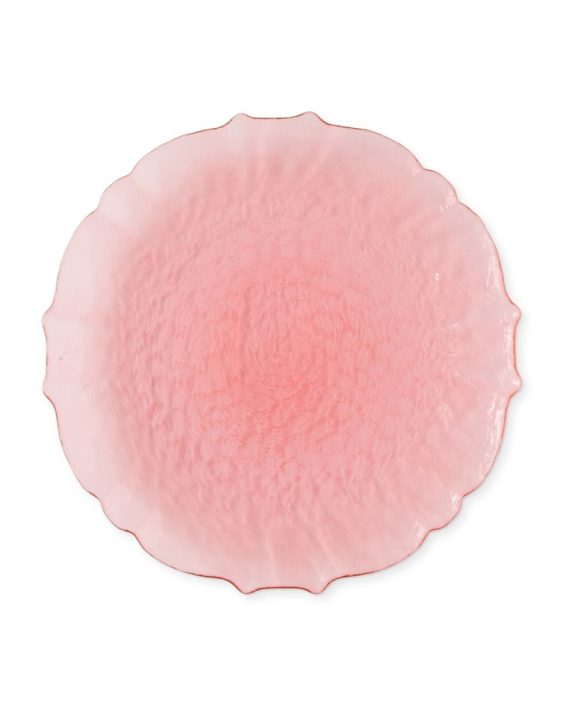 Scallop Glass Charger