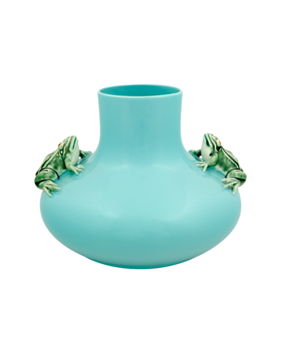 Large Vase Two Frogs